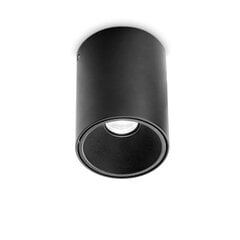 Ideal Lux lubinis šviestuvas Nitro Pl Round D10 Nero kaina ir informacija | Lubiniai šviestuvai | pigu.lt