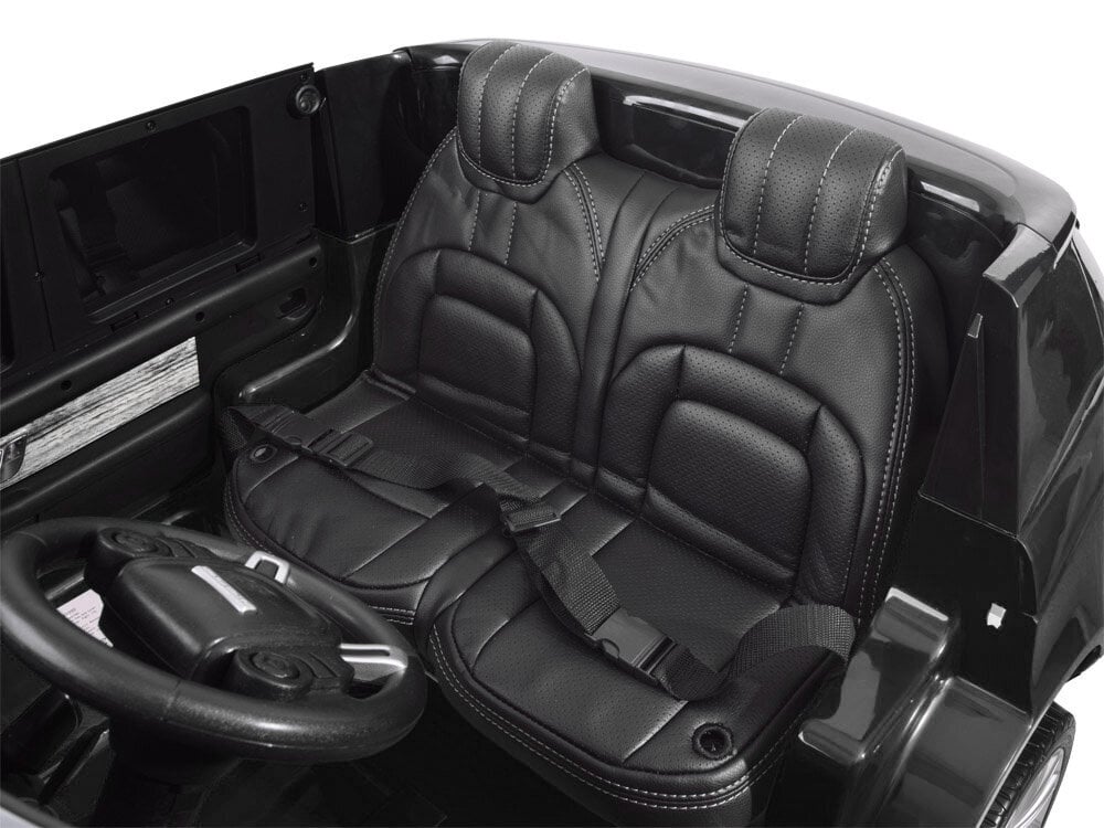 Dvivietis vaikiškas elektromobilis Range Rover, juodas kaina ir informacija | Elektromobiliai vaikams | pigu.lt