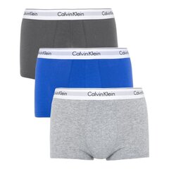 Trumpikės vyrams Calvin Klein Underwear 88025, įvairių spalvų, 3 vnt цена и информация | Мужские трусы | pigu.lt