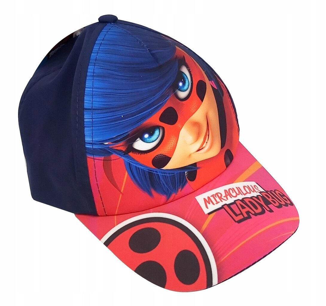 Kepurė su snapeliu mergaitėms Stebuklingoji boružėlė/Miraculous Ladybug kaina ir informacija | Aksesuarai vaikams | pigu.lt