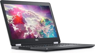 Dell Latitude E5570 15.6", Intel Core i5-6440HQ, 8GB, 1TB SSD, WIN 10, Juodas kaina ir informacija | Nešiojami kompiuteriai | pigu.lt