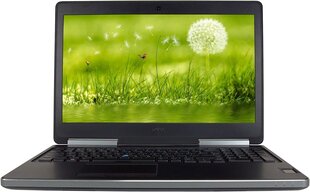 Dell Precision 7510 15.6", Intel Core i7-6820HQ, 16GB, 512GB SSD, WIN 10 Pro, Juodas kaina ir informacija | Nešiojami kompiuteriai | pigu.lt