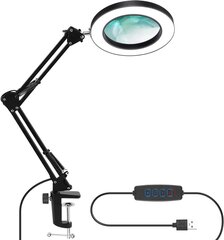 LED увеличительная кольцевая лампа 5X LabTEC цена и информация | Настольные светильники | pigu.lt