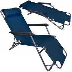 Lauko kėdė-gultas Fluxar home GL0030, mėlynas kaina ir informacija | Lauko kėdės, foteliai, pufai | pigu.lt