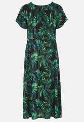 Cellbes moteriška suknelė ALLY, žalia-gėlėta цена и информация | Платья | pigu.lt