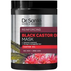 Маска для волос Dr. Sante Black Castor с рициновым маслом - формула восстановления, 1000мл. цена и информация | Средства для укрепления волос | pigu.lt