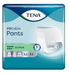 Многоразовые трусы-подгузники Tena Pants ProSkin Super, размер L, 12 штук цена и информация | Подгузники, прокладки, одноразовые пеленки для взрослых | pigu.lt