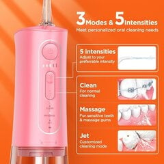 Water flosser with nozzles set Bitvae C2 (pink) цена и информация | Ирригаторы | pigu.lt