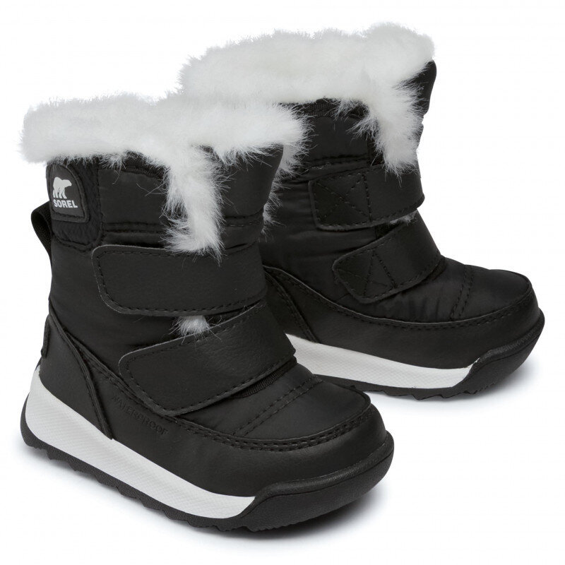 Žieminiai batai mergaitėms Sorel, juodi цена и информация | Žieminiai batai vaikams | pigu.lt