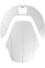 Pakaitinis apvalkalas Bolle Matte White Aero Plaque, baltas kaina ir informacija | Šalmai | pigu.lt