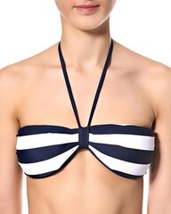 Vero Moda bikinio viršutinė dalis moterims Bandeau, mėlyna цена и информация | Купальники | pigu.lt