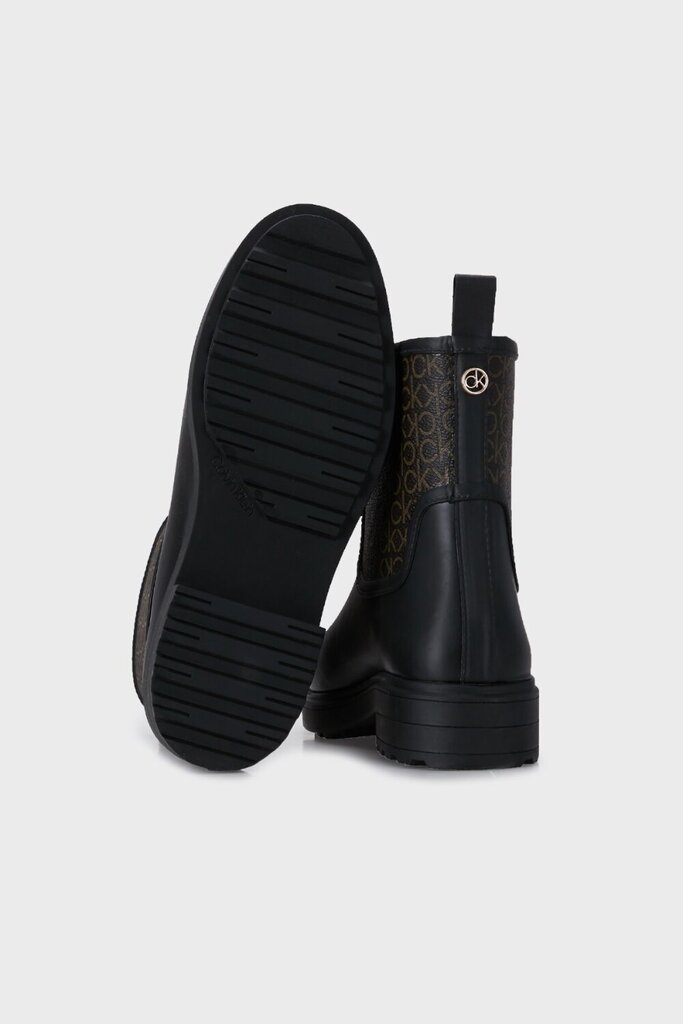 Auliniai batai moterims Calvin Klein Rain Boot Mono, juodi kaina ir informacija | Aulinukai, ilgaauliai batai moterims | pigu.lt