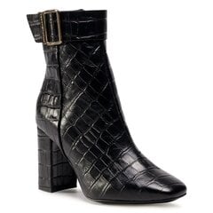Tommy Hilfiger aukštakulniai aulinukai moterims Croco Look, juodi kaina ir informacija | Aulinukai, ilgaauliai batai moterims | pigu.lt