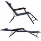 Lauko kėdė-gultas Fluxar home GL0034, mėlynas kaina ir informacija | Lauko kėdės, foteliai, pufai | pigu.lt