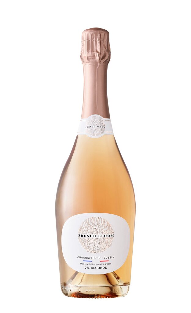 Nealkoholinis putojantis rožinis vynas French Bloom Le Rose, 750ml цена и информация | Nealkoholiniai gėrimai | pigu.lt