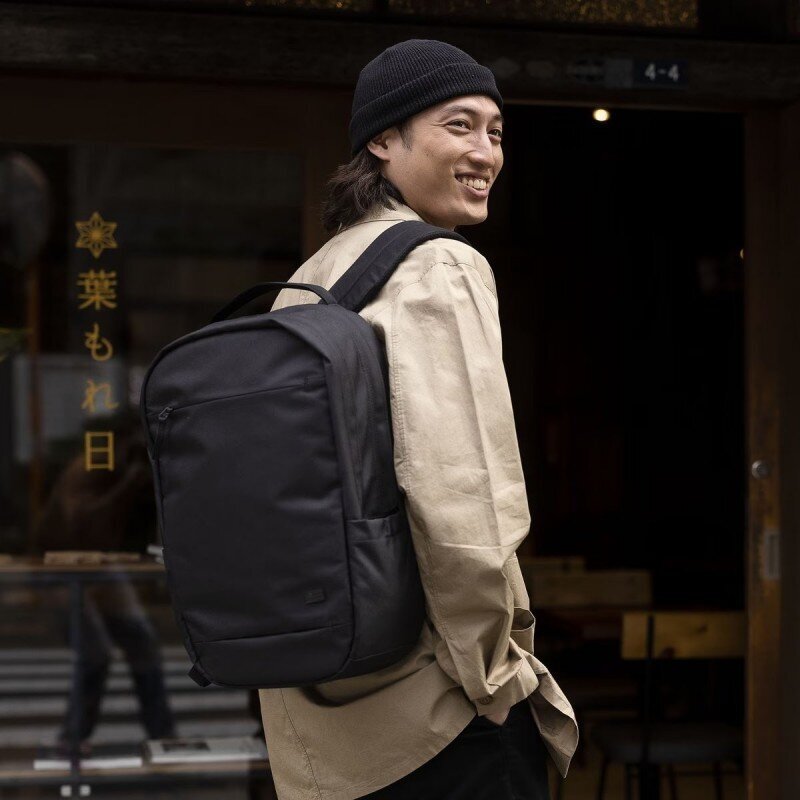 Kuprinė nešiojamam kompiuteriui Case Logic Invigo Eco Backpack 15,6", juoda kaina ir informacija | Kuprinės ir krepšiai | pigu.lt