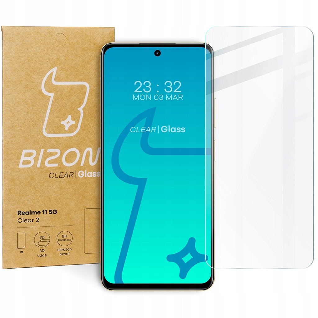 Bizon Glass Clear 2 kaina ir informacija | Apsauginės plėvelės telefonams | pigu.lt