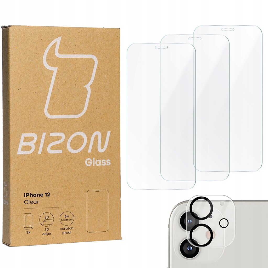 Bizon Glass Clear цена и информация | Apsauginės plėvelės telefonams | pigu.lt