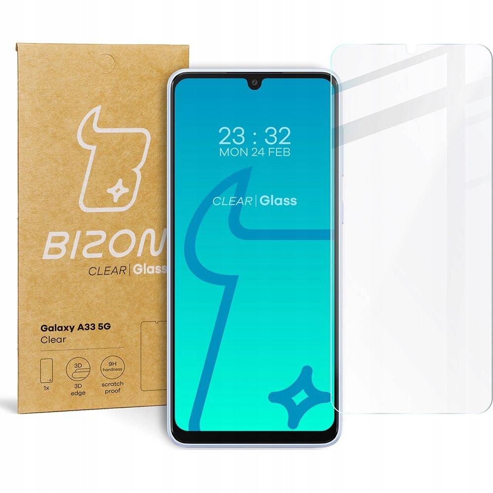Bizon Glass Clear цена и информация | Apsauginės plėvelės telefonams | pigu.lt