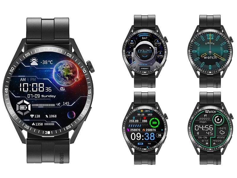 Tracer 47304 Smartwatch SM8V Onyx kaina ir informacija | Išmanieji laikrodžiai (smartwatch) | pigu.lt