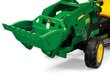 Vienvietis vaikiškas elektrinis traktorius Peg Perego John Deere Ground Loader, žalias/geltonas kaina ir informacija | Elektromobiliai vaikams | pigu.lt