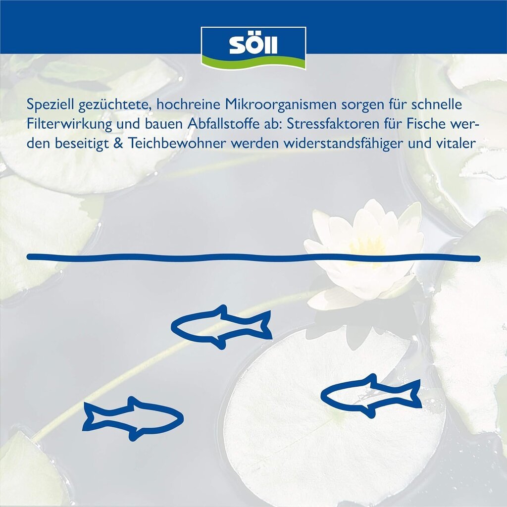 Natūralios filtrų bakterijos Söll Filter 80587, 100 g kaina ir informacija | Sodo baseinai ir jų priežiūros priemonės | pigu.lt