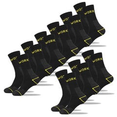 Darbinės kojinės vyrams Work Socks, įvairių spalvų, 9 poros цена и информация | Мужские носки | pigu.lt