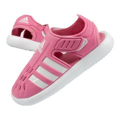 Adidas basutės mergaitėms GW0386, rožinės цена и информация | Детские сандали | pigu.lt