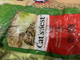 Prekė su pažeidimu. Sušokantis natūralus pjuveninis kačių kraikas Cat's Best Okoplus, 40 l​ kaina ir informacija | Prekės su pažeidimu | pigu.lt