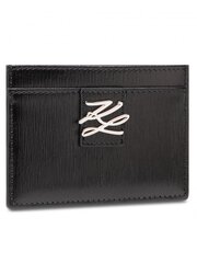 Кошелёк для кредитных карт Karl Lagerfeld Black цена и информация | Женские кошельки, держатели для карточек | pigu.lt
