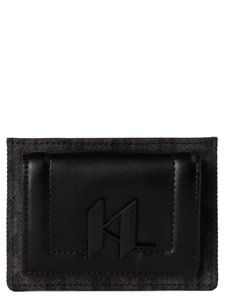 Kreditinių kortelių piniginė Karl Lagerfeld K/Saddle Classic Denim 216W3216 545005523 kaina ir informacija | Piniginės, kortelių dėklai moterims | pigu.lt