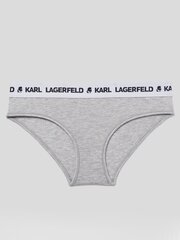 Karl Lagerfeld kelnaitės moterims Logo Hipster Brief 545004779, pilkos kaina ir informacija | Kelnaitės | pigu.lt