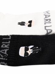 Kojinės moterims Karl Lagerfeld, įvairių spalvų, 2 poros kaina ir informacija | Moteriškos kojinės | pigu.lt
