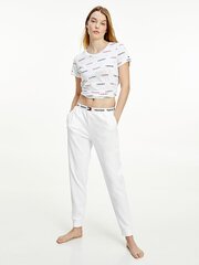 Брюки Tommy Hilfiger Logo Waistband White цена и информация | Женские брюки | pigu.lt