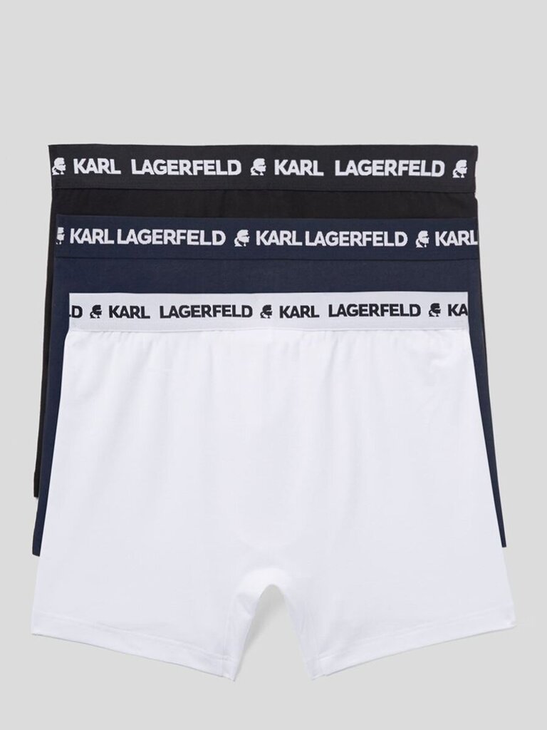 Karl Lagerfeld trumpikės vyrams Logo 211M2102 545656994, įvairių spalvų, 3 vnt. цена и информация | Trumpikės | pigu.lt