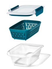 Посуда для хранения продуктов OXO Prep And Go Container With Colander цена и информация | Посуда для хранения еды | pigu.lt