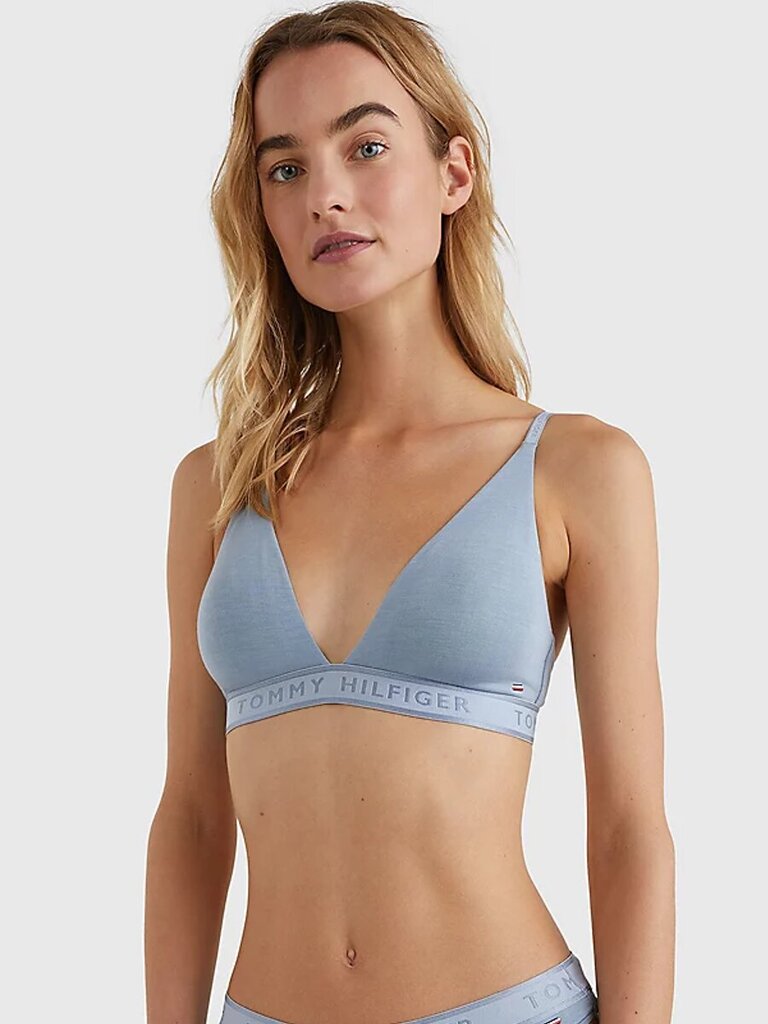 Tommy Hilfiger liemenėlė moterims Triangle Bralette 545659748, mėlyna kaina ir informacija | Liemenėlės | pigu.lt