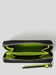 Кошелёк Karl Lagerfeld K/punched Small Zip Lime цена и информация | Женские кошельки, держатели для карточек | pigu.lt