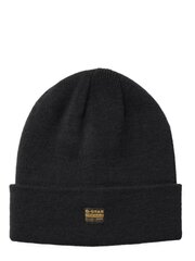 Шапка G-STAR Effo Long Beanie Black цена и информация | Мужские шарфы, шапки, перчатки | pigu.lt