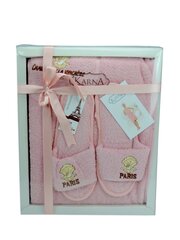 Комплект Karna Sauna Set Cotton Paris 1/3 Rose цена и информация | Полотенца | pigu.lt