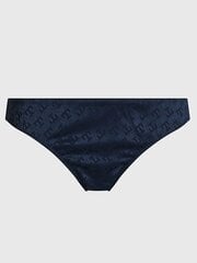 Tommy Hilfiger kelnaitės moterims TH Monogram Jacquard Satin Bikini Desert Sky 545661731, juodos kaina ir informacija | Kelnaitės | pigu.lt