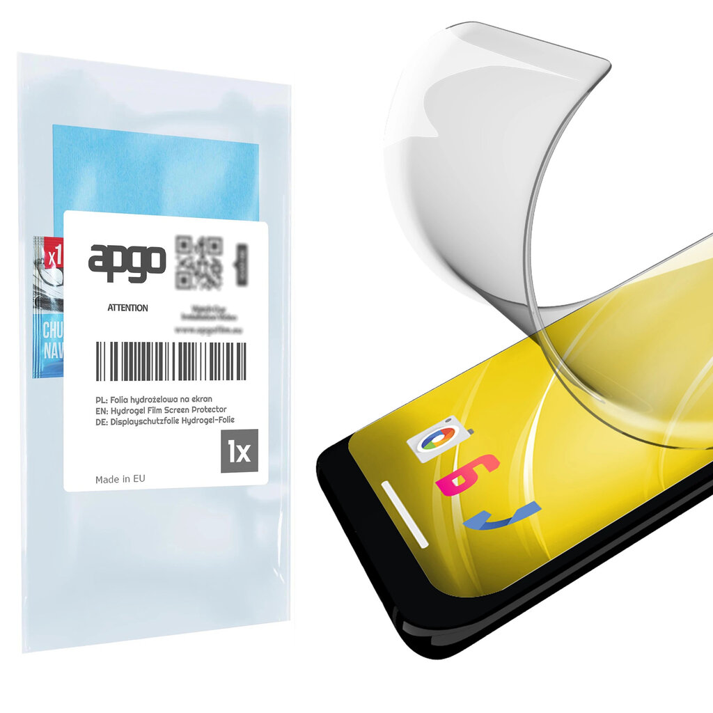 Apgo Hydrogel Film Screen Protector цена и информация | Apsauginės plėvelės telefonams | pigu.lt