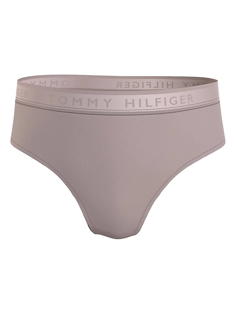 Tommy Hilfiger kelnaitės moterims High Waist Thong Misty Blush 545661484, pilkos kaina ir informacija | Kelnaitės | pigu.lt