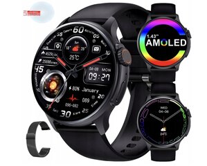 Stilo Elegance k34, black kaina ir informacija | Išmanieji laikrodžiai (smartwatch) | pigu.lt