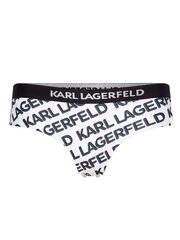 Плавки Karl Lagerfeld Bikini Hipster W/ Logo Elastic Diagonal All Over White 230W2214 545009850 цена и информация | Купальники | pigu.lt