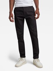 Брюки G-STAR Bronson 2.0 Slim Chino Dark Black 32' цена и информация | Мужские брюки | pigu.lt