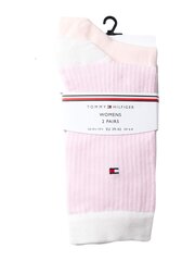 Носки Tommy Hilfiger, Stripe Light Pink, 2 шт цена и информация | Женские носки | pigu.lt