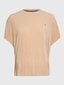Marškinėliai moterims Tommy Hilfiger, smėlio spalvos цена и информация | Marškinėliai moterims | pigu.lt
