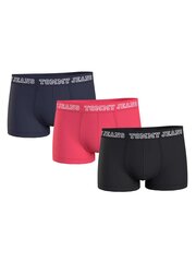 Боксеры Tommy Hilfiger Varsity 3P Trunk Dtm Twilight/Laser Pink/Black цена и информация | Мужские трусы | pigu.lt