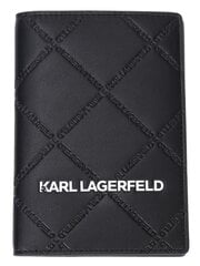 Paso viršelis Karl Lagerfeld K/skuare Embossed Black 231W3208 545010803 kaina ir informacija | Piniginės, kortelių dėklai moterims | pigu.lt